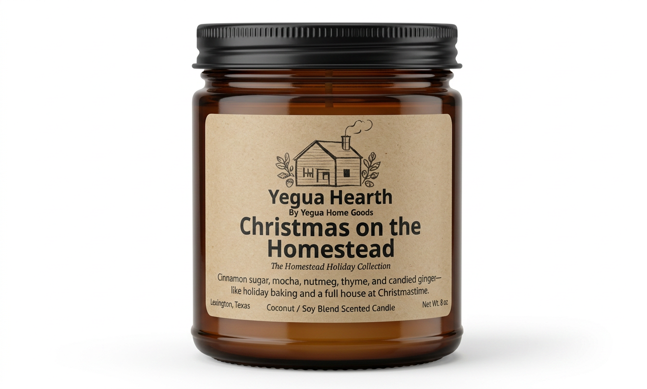 Christmas on the Homestead Candle