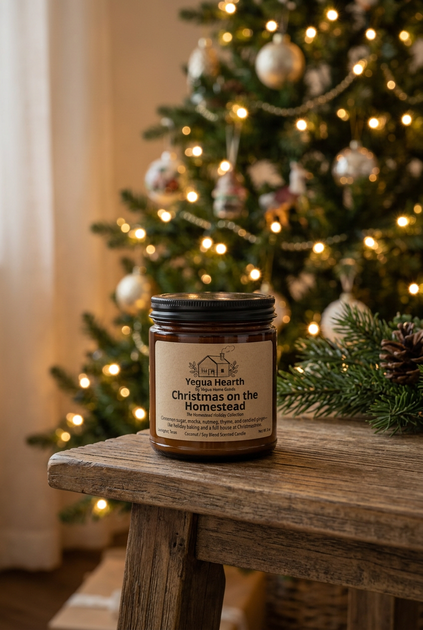 Christmas on the Homestead Candle - Image 2