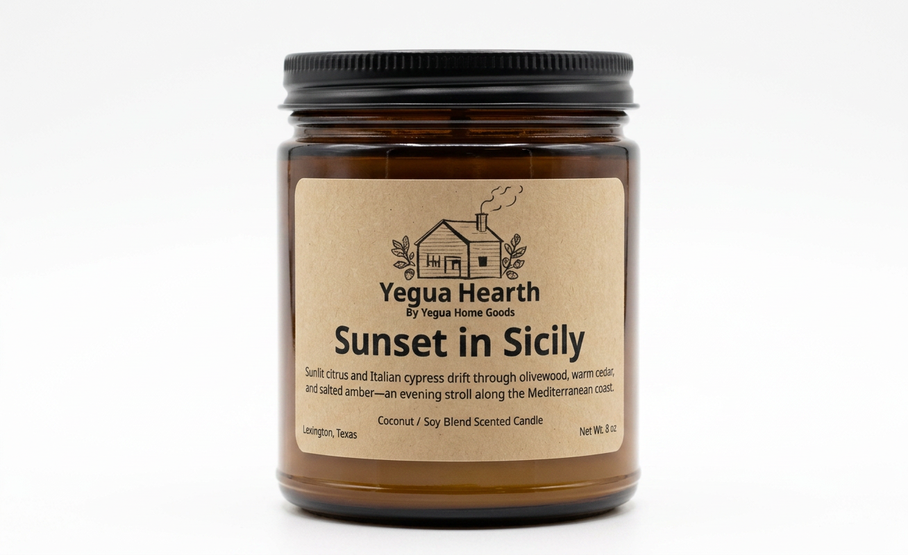 Sunset in Sicily Candle