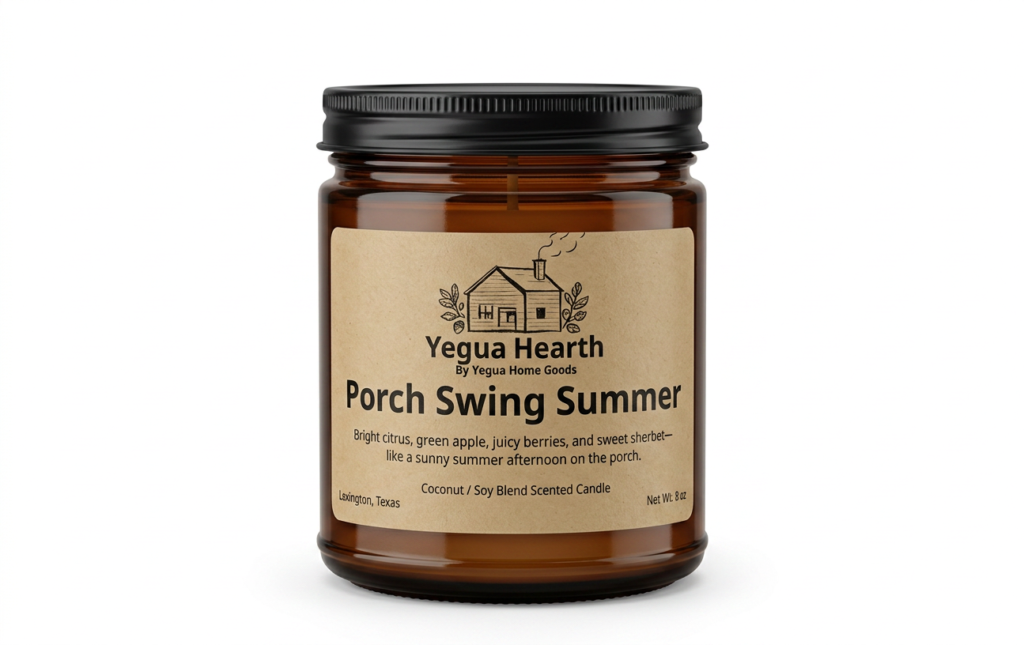 Porch Swing Summer Candle
