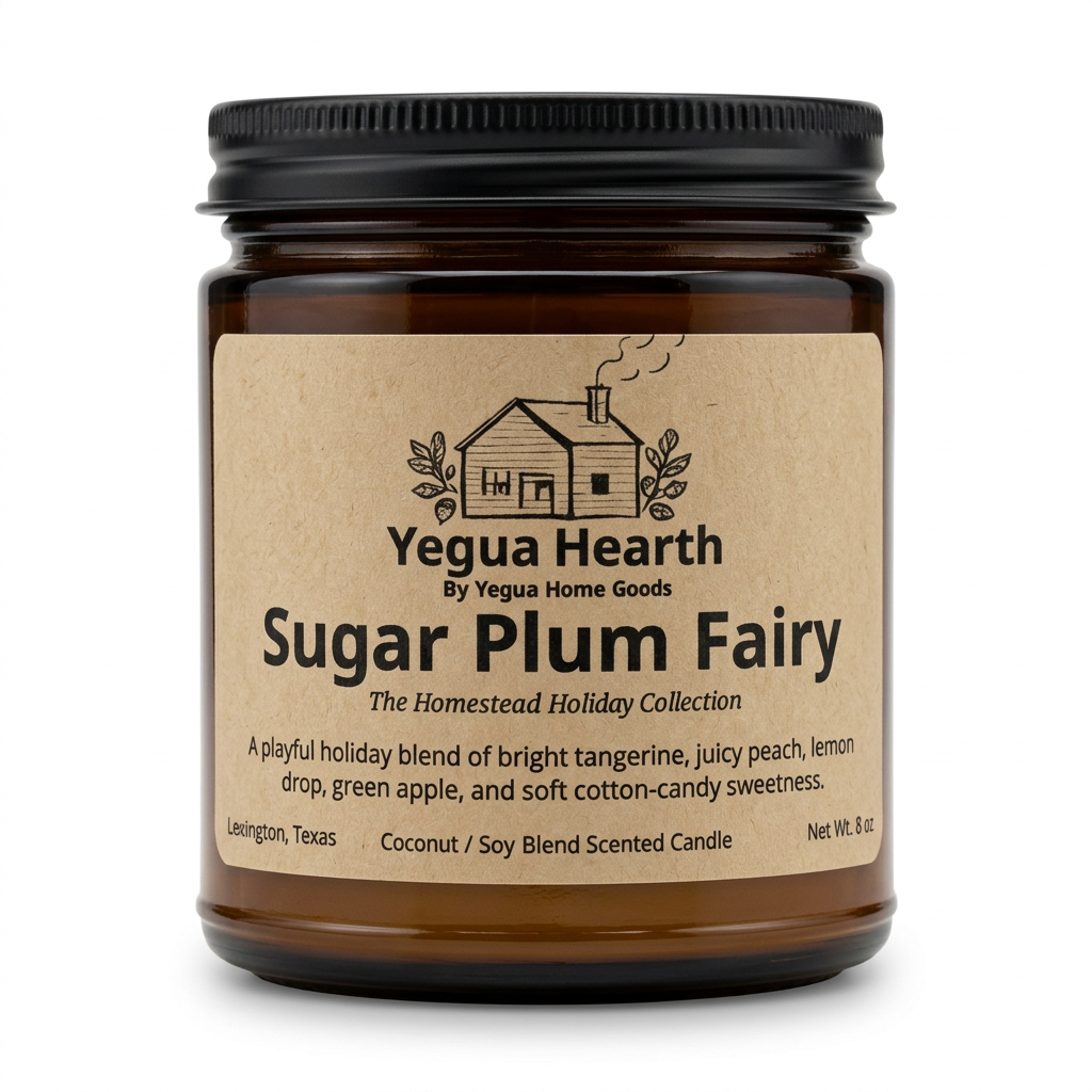 Sugar Plum Fairy Candle